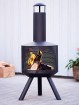 Feuerstelle Kamin Ø 43,5 cm H x 114 cm